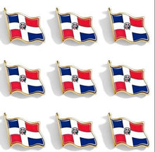 Cargar imagen en el visor de la galería, Pin de Bandera Dominicana
